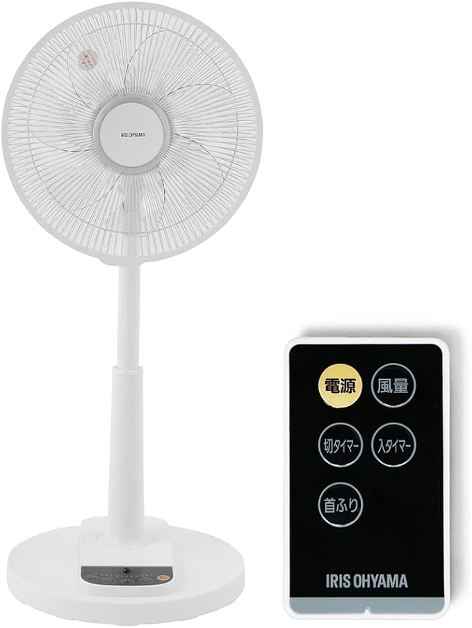 アイリスオーヤマ　リモコン式リビング扇風機　LFD-306-W