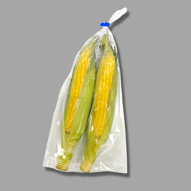 ベルグリーンワイズ APとうもろこし 2本用 規格品 200×420 オーラパック 袋 青果物 印刷 平袋