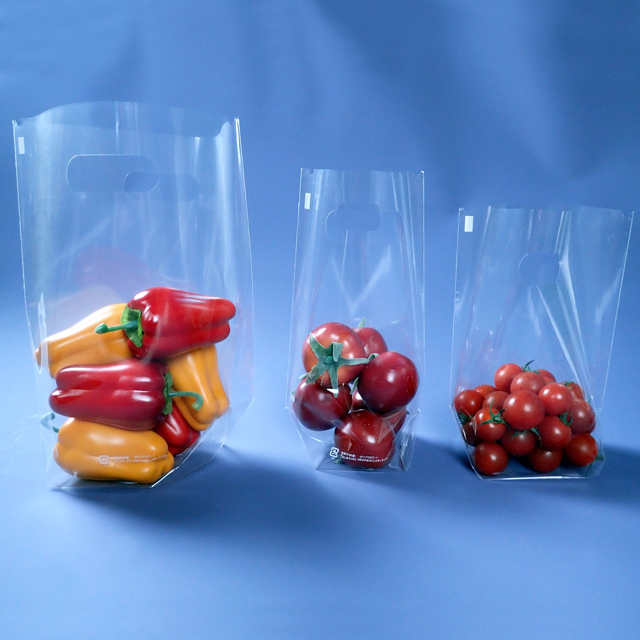 ベルグリーンワイズ ハンドパック5号 スタンドバッグ 規格品 #40 160×180+40 袋 青果物 無地 スタンド袋