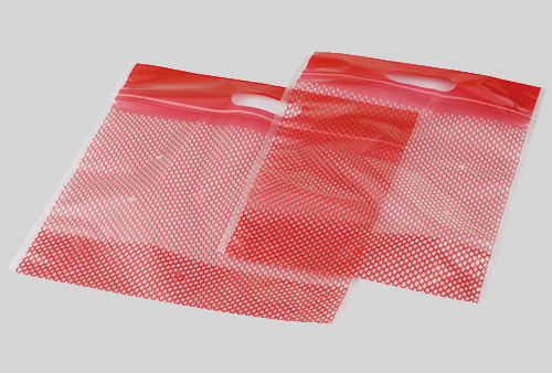 エフピコチューパ サンバッグV-2431赤ネット柄  240×310+GZ60 4H 袋 青果物 印刷 スタンド袋