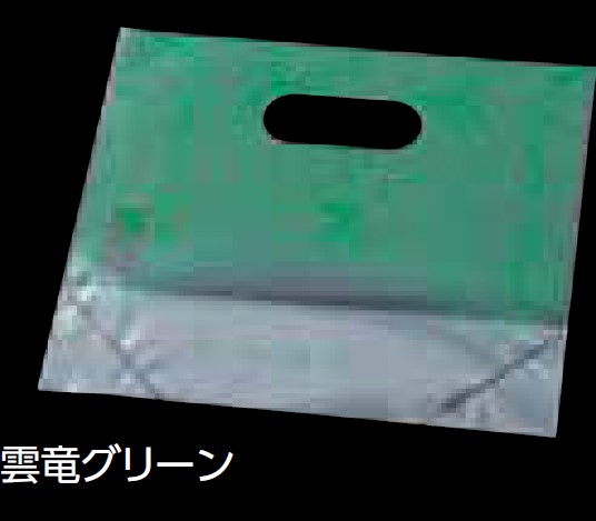 エフピコチューパ 角底サンバッグ B2022 雲竜グリーン 200×220+45 袋 青果物 印刷 スタンド袋