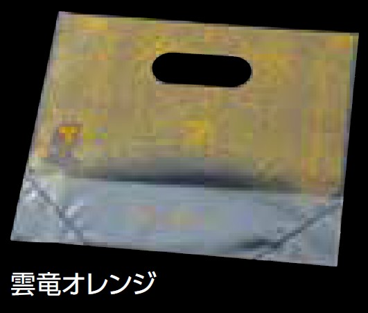 エフピコチューパ 角底サンバッグ B2022 雲竜オレンジ 200×220+45 袋 青果物 印刷 スタンド袋