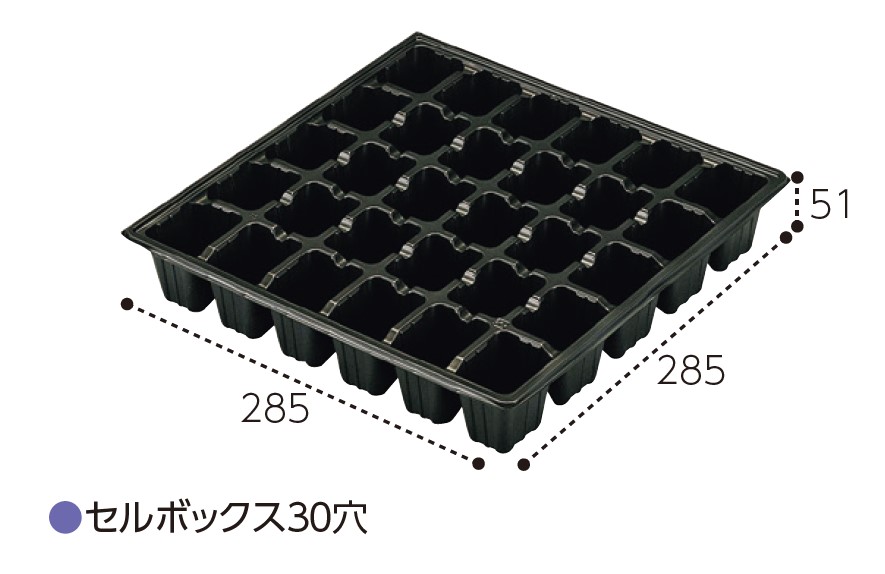 エフピコチューパ セルボックス 30穴 5×6列 285×285×51 農業資材 育苗用品