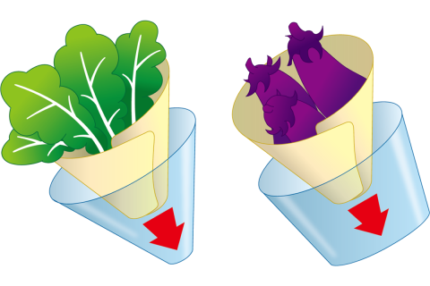 NIC お手間カットシート 300×500  2枚セット フィルム 青果物 シート