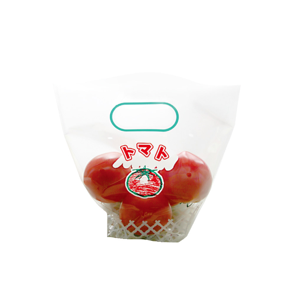精工 NEW新鮮パック トマト 3 SP  210×210+GZ60 袋 青果物 印刷 スタンド袋