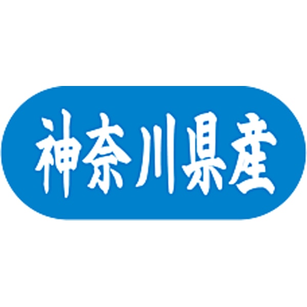 産地シール  神奈川県産 青白 LVM-14S  34×15(トラック型) 1500枚入り シール・ラベル 食品 その他