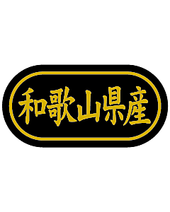 産地シール  和歌山県産 金箔 LSL-30S  30×15(トラック型) 500枚入り シール・ラベル 食品 その他