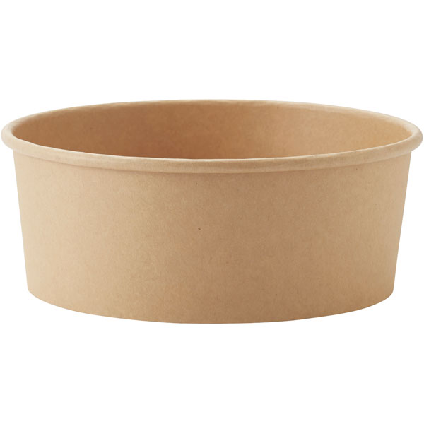 シモジマ　HEIKO 未晒フードカップ 浅1100ml クラフト 浅型 口径165×底径144×高65mm カップ 丸カップ 本体
