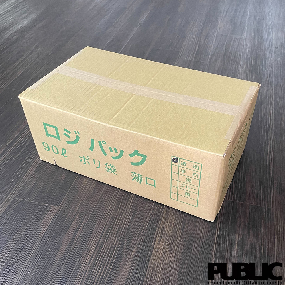 新利根化成 ロジパック 90L(透明) 薄口 L-087 0.04×900×1000 袋 その他 ゴミ袋 90L 900×1000