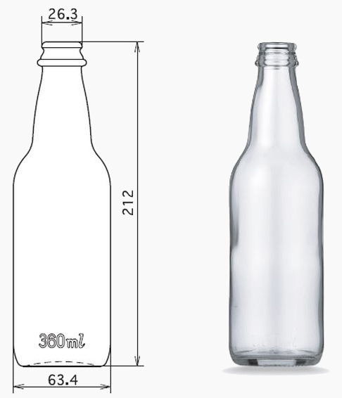 醬油360C-2 DC ガラス瓶 瓶・ボトル・缶 瓶