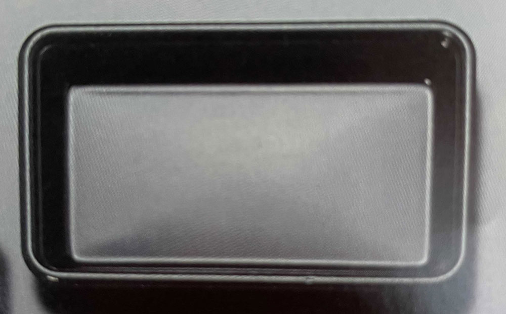 リスパック PSPトレー LL-20-10T 黒 196×100×25 トレー 発泡(PSP)トレー