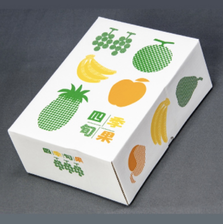 信和　四季旬果BOX　L   280(260)×395(365)×115(110) 箱 フルーツ
