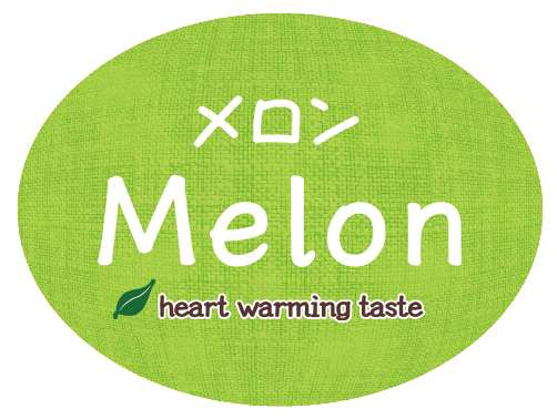 メロン Melon 品名シール 40×30　シール・ラベル 食品 フルーツ メロン