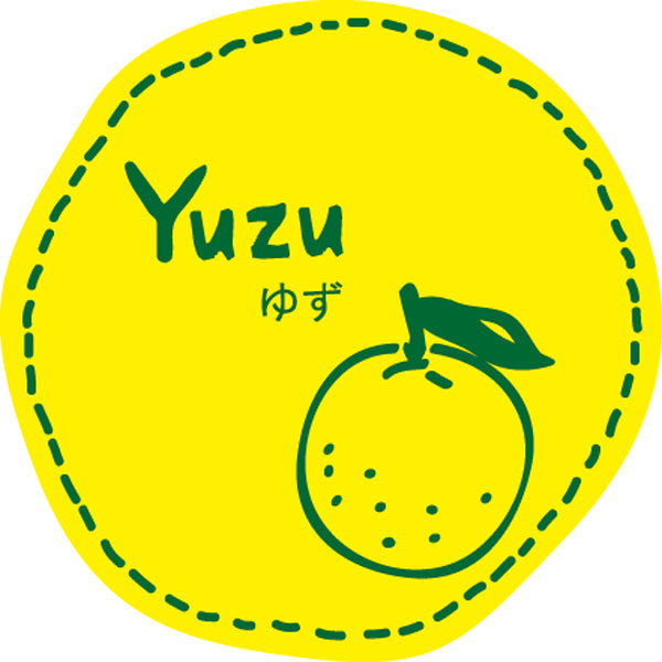 テイスティシール　Yuzu ゆず　28φ 黄緑 シール・ラベル 食品 加工食品 その他