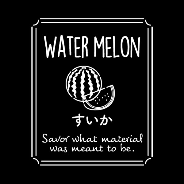 透明テイスティシール　WATER MELON すいか　25×30  シール・ラベル 食品 加工食品 その他