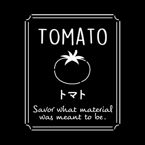 透明テイスティシール　TOMATO トマト　25×30  シール・ラベル 食品 加工食品 その他