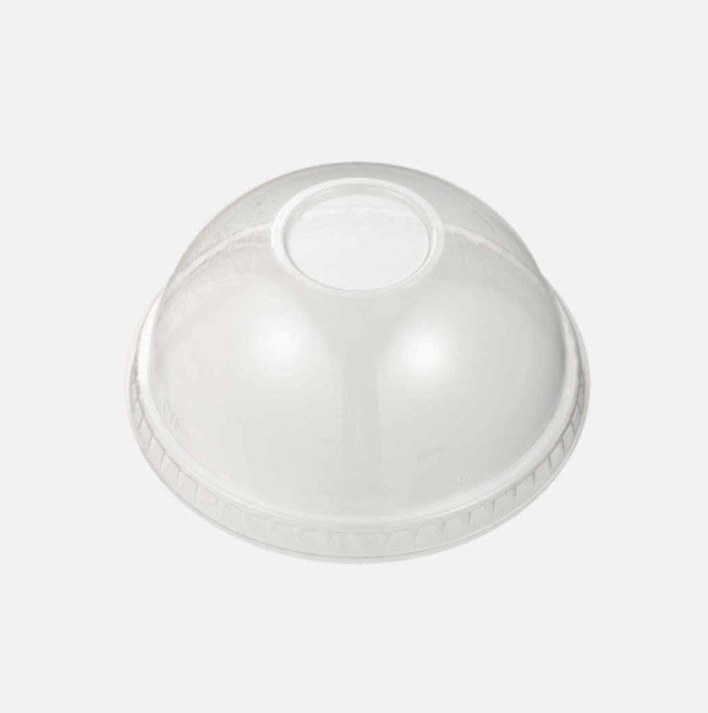 ケーピープラテック PETコップ用フタ DY-D98 ドームフタ穴無  φ98×46mm 透明 クリア カップ 丸カップ 蓋