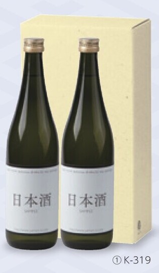K-319 筒式清酒720ml  2本入 規格化粧箱　箱 その他