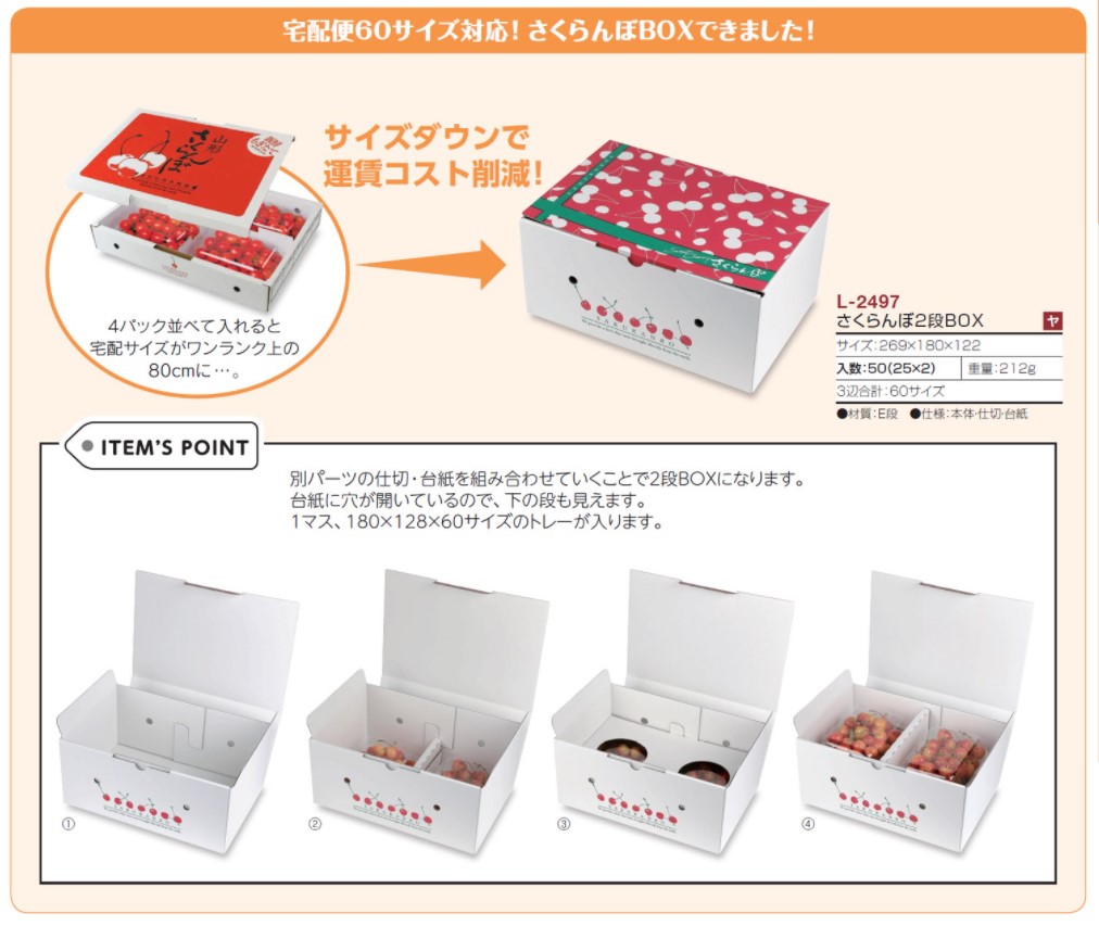 ヤマニパッケージ NK-57 肉の宅配箱3　100枚(10×10)（直送品）